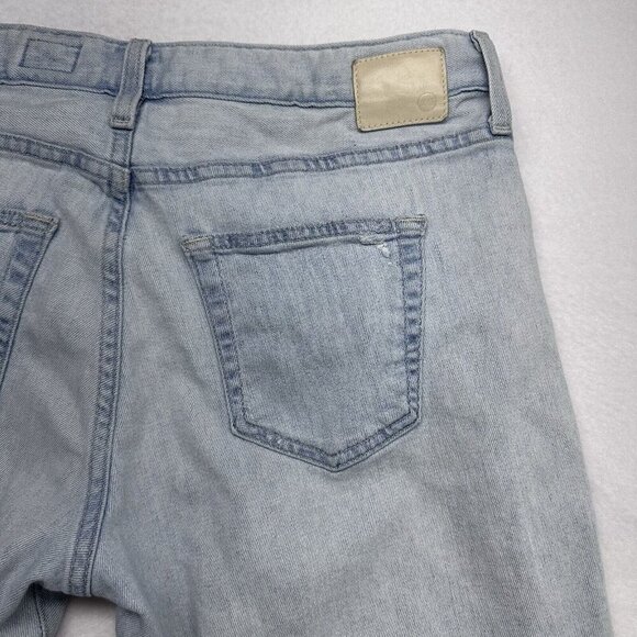 Adriano Goldschmied Womens Ex-Boyfriend Slim Slouchy Distressed Jeans Size 31R - Picture 4 of 11